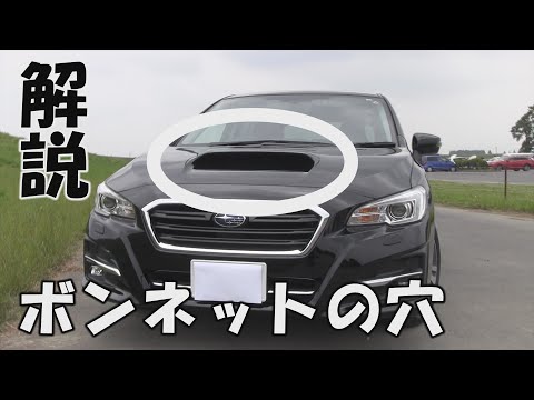 【解説】ボンネットの穴