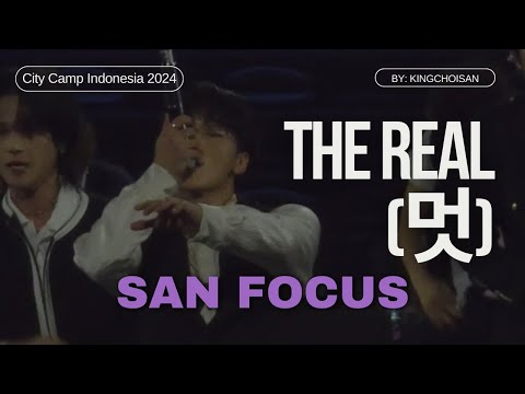 [241005 CITY CAMP JAKARTA] ATEEZ CHOI SAN - THE REAL (멋) FANCAM FOCUS 에이티즈 산 직캠