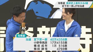 青森県政史上最年少の44歳　宮下宗一郎氏当選の青森県知事選　投開票日の動きを振り返る