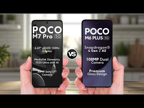 POCO M7 Pro 5G Vs POCO M6 Plus 5G