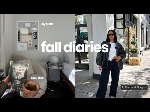 fall diaries: fall wardrobe, book shopping, cozy days ☕️