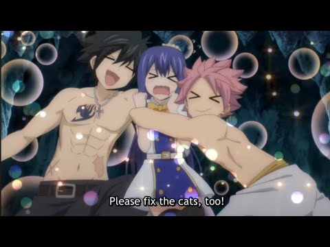 Aquarius helped Wendy to return to normal ~ Fairy Tail: 100 Years Quest episode 22