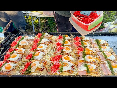 japanese street food - OKONOMIYAKI