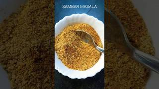 How to make perfect sambar masala recipe || #shorts #shortsvideo #viral #food #homemade