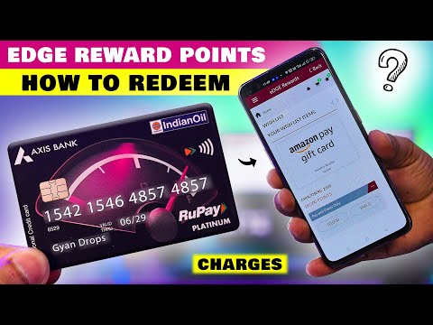 How to Convert Axis Credit Card Edge Reward Points Into Cash💰 Charges