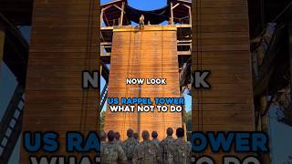 US Rappel Tower - What Not To Do