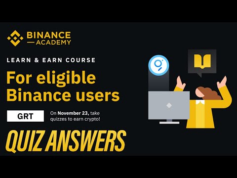 Binance Learn & Earn GRT Quiz Answers  - Binance Learn and Earn Quiz Answers