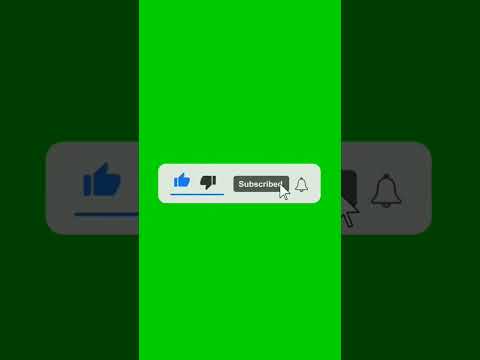 How To Make A Subscribe Button For Your Green Screen Videos!