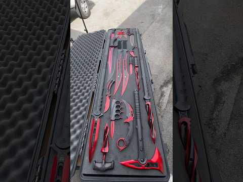 Ultra RED Cardinal Sin Mega Knife Set! #shortsviral