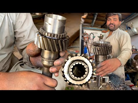 Repair GearBox Main Shafat | small Bearing Size |