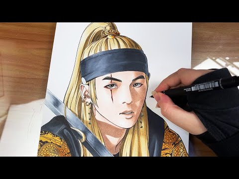 Drawing Agust D | 대취타 [DAECHWITA] | BTS Suga