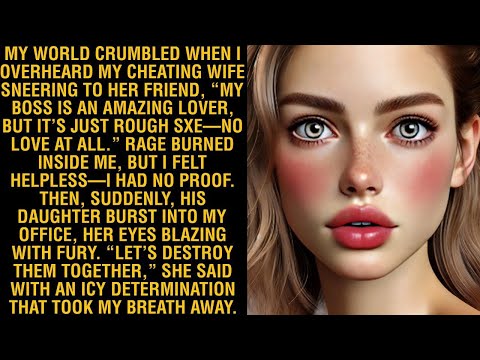 MY WORLD CRUMBLED WHEN I OVERHEARD MY CHEATING WIFE SNEERING TO HER FRIEND, “MY BOSS IS AN...