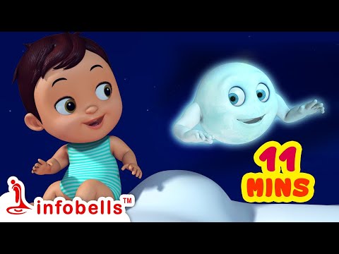 আয় আয় চাঁদ মামা - Ai Ai Chandmama | Bengali Rhymes for Children | Infobells #bengalirhymes