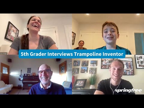 Exclusive Interview: 5th Grader Talks to Springfree Trampoline Inventor for School Project