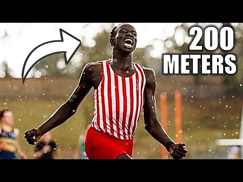 He Smashed The 200 Meter Record