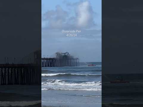 Oceanside Pier Fire (The Morning After)