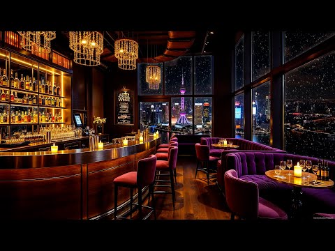 Luxury Jazz Bar 🍷 Elegant Saxophone Jazz Music in Cozy Bar Ambience for Good Mood, Chill