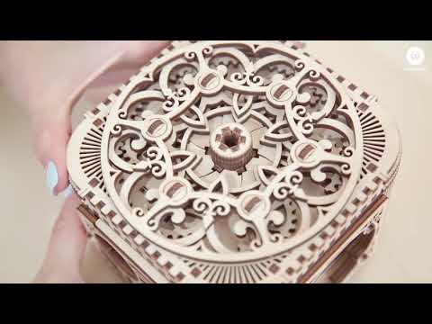 WISHNOTE x UGEARS 七夕團購 全台獨家 木製模型珠寶盒 Treasure Box