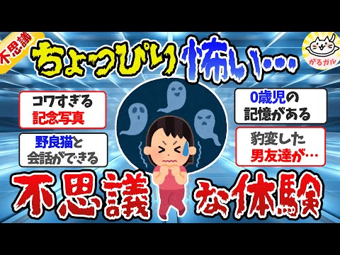 【実話限定】自分で経験した不思議な体験、本当にあった怖い話【ガルちゃん怖い話】