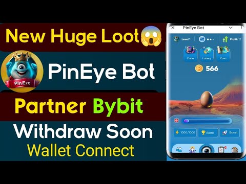 PinEye Bot Airdrop | Pink Eye secret code today | PinEye Bot withdrawal | PinEye Bot wallet Connect