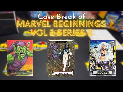 FULL CASE BREAK of Marvel Beginnings Vol. 2 Series 2. How Many Sketches Will We Pull?!?