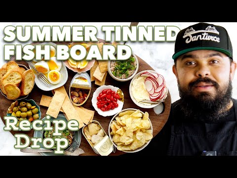 Summer Tinned Fish Seacuterie Board | Recipe Drop | Food52