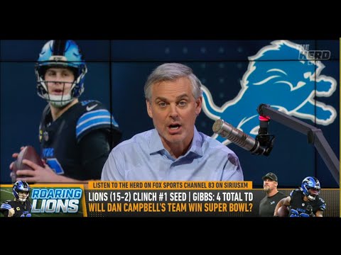 THE HERD | Colin Cowherd SHOCKED, Detroit Lions Proved To Be A DOMINANT Super Bowl Contender | NFL