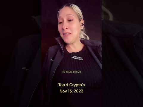 Top 4 Crypto’s | Nov 13, 23 #bitcoin #ethereum #doge #litecoin #investinyourself #consultingfirm #cr