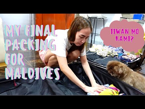 Pack With Me! | Final Packing of my Check-In Luggage for Maldives