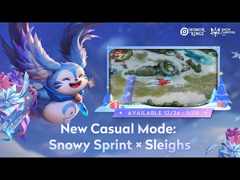 Snowy Sprint × Sleighs | Snow Carnival | Honor of Kings