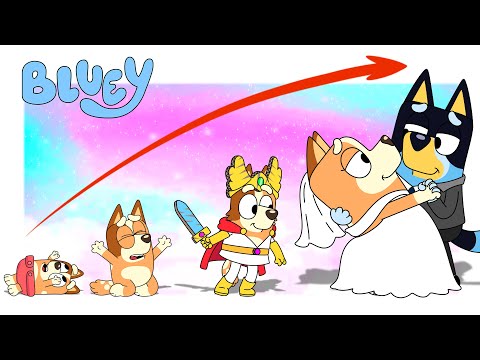 Bluey Mum And Dad Growing Up Compilation | GO WOW