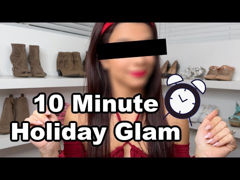 10 Minute Makeup Challenge Holiday Glam Edition