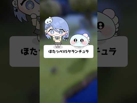 ほたっぺvsタランチュラ【あつ森】【ほたっぺ/VTuber】#shorts