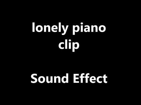 lonely piano clip Sound Effect