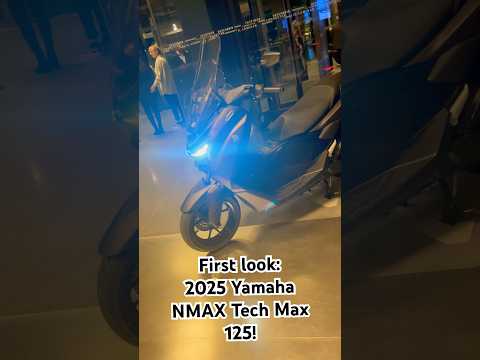 First Look: Yamaha NMAX Tech Max 125 2025 🛵 Live from European Launch #YamahaNmax125