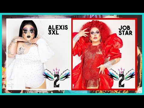 Conocí a Alexis 3XL y a Job Star.  Drag Queen Mexicanas.