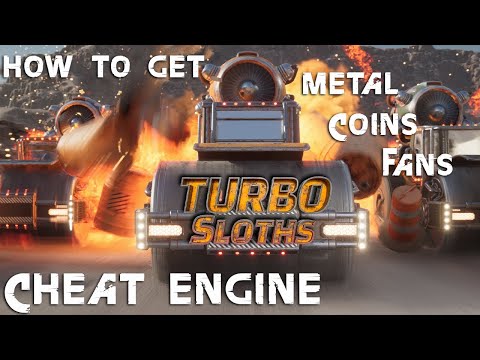 Turbo Sloths How to get Coins, Metal and Fans with Cheat Engine