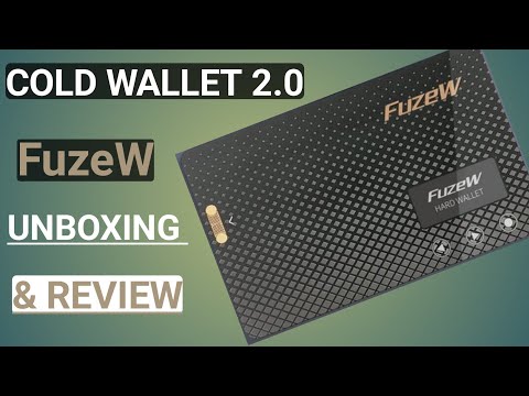 FuzeW Cold Wallet 2.0 | Unboxing & Review | How To Set-up & Use | Card Type Secured Hardware Wallet