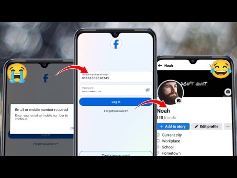 How to Login Facebook Account WITHOUT Phone Number and Email Address 2024