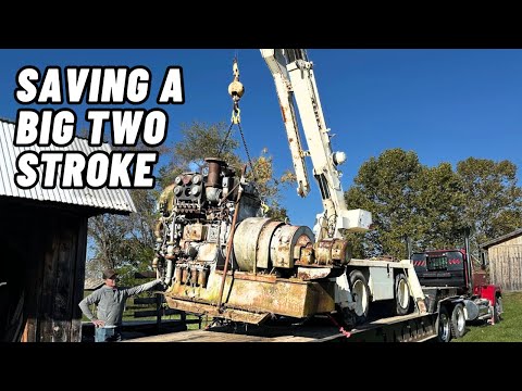 I Bought a GIGANTIC Two-Stroke Generator | 1944 Cleveland Diesel Recovery