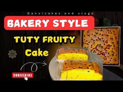 Perfect tuty fruity cake recipe | bakery style dry fruit cake| Britannia fruit cake | tea time cake