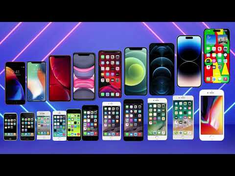 Evolution of iPhone 2007 to 2023 - 1 to 15 Pro Max (8k60fps)