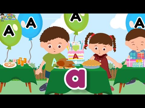 Letter Aa | Happy Birthday Adam | Reading Phonics for Kids