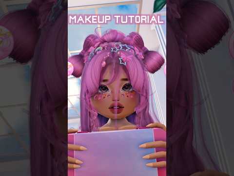 DRESS TO IMPRESS makeup tutorial #roblox #dresstoimpress #dti #edit #viral #shorts #trending