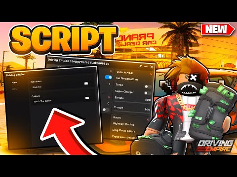 *UPDATE* Roblox Driving Empire Script AUTO FARM + INF MONEY + Mobile Fluxus *PASTEBIN 2024*