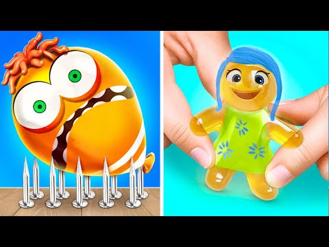 Don't Pop ANXIETY 😱 *INSIDE OUT 2* Rich Gadgets VS Free Crafts