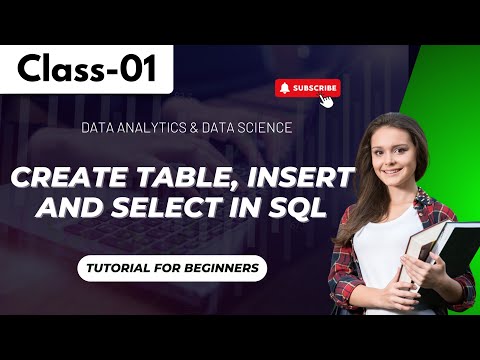 Data Analytics & Data Science Class 01 | Create Table Insert And Select In SQL