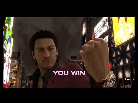 Akiyama vs Hide Dance Battle (YAKUZA 5 Remastered)