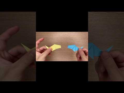 [Origami] How to make a mini whale #shorts