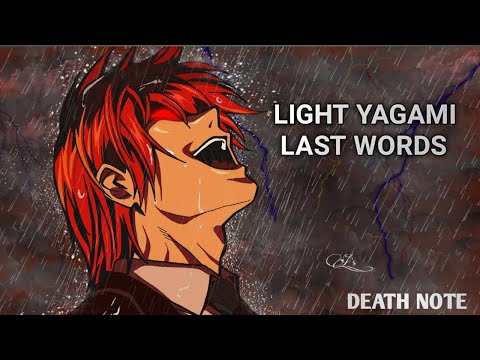 light yagami last speech